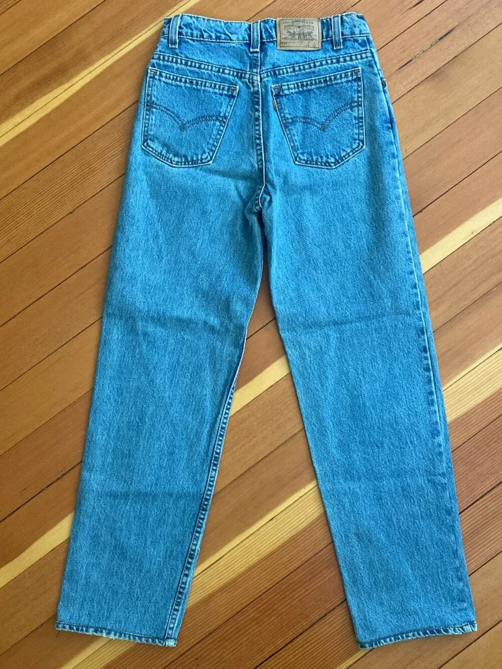 Vintage 90s Levi's 550 Orange Tab - 100% Cotton - W28 / fits like 25